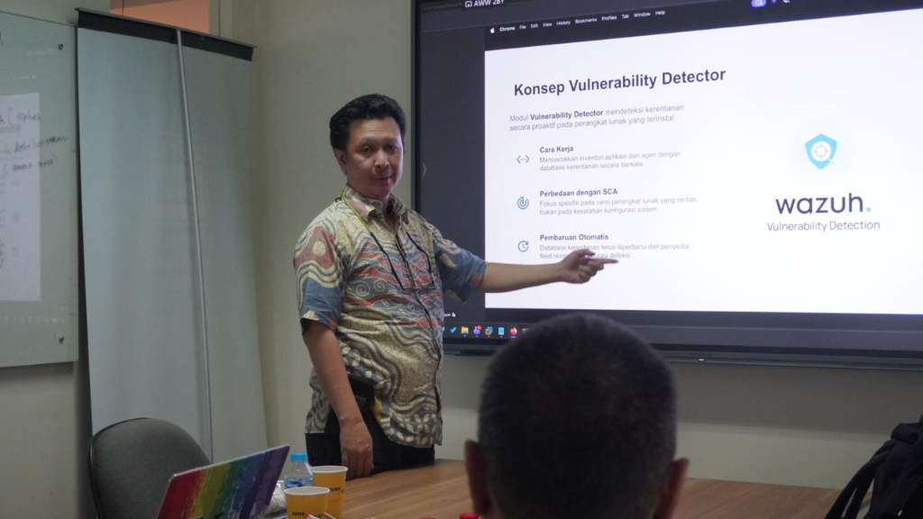 Pelatihan AI: Cybersecurity with Wazuh SIEM/XDR — PT. Total